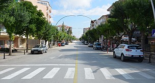 Karaman sokakların'da LGS sessizliği. Karaman'lı yasaaa büyük oranda uyuyor