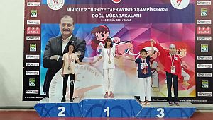 KARAMANLI TEKVANDOCULARDAN BRONZ MADALYA