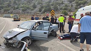 Trafik kazasında 5 kişi yaralandı