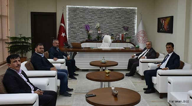 Milletvekili Şeker Müdür Çalışkan' ziyaret etti