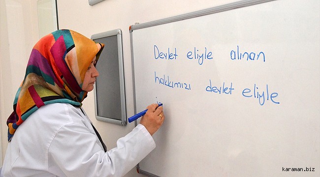 28 Şubat mağduru Karaman'lı Gülseren Öğretmen yaşadıklarını gözyaşları içinde anlattı