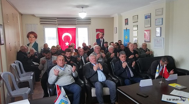 Ermenek'te Koçdayı yeniden İYİ Parti İlçe başkanı