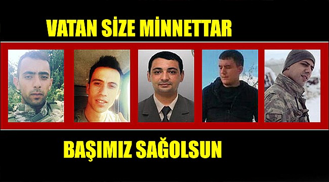 İblid'de şehit olan 5 kahramanın isimleri belli oldu