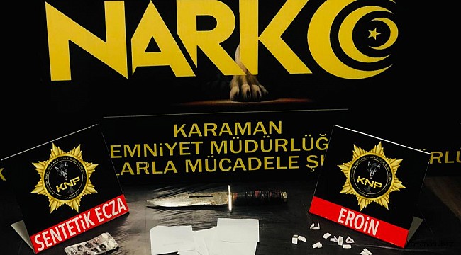 Karaman'da şubat ayında 15 kişi uyuşturucudan tutuklandı