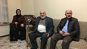 Karaman valisi Menal ve eşi Emekli Öğretmen Necati Yeniel'in konuğu oldu