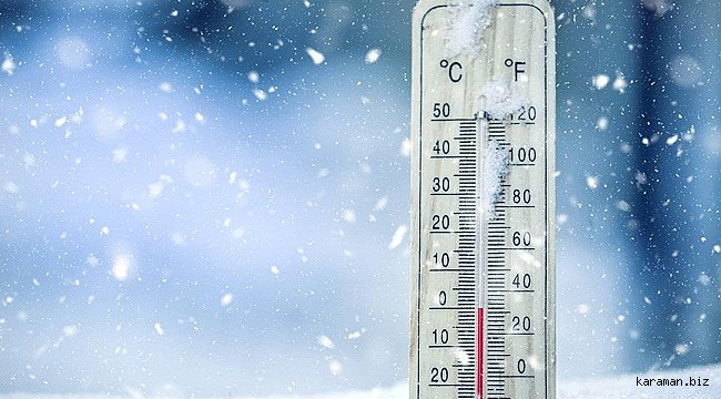 Meteoroloji uyardı. Karaman'da hava 15 derece soğuyacak