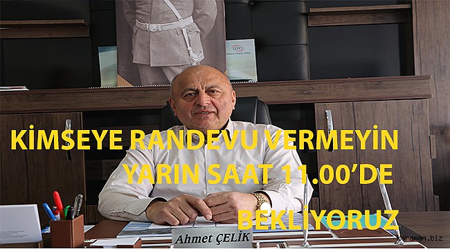 Yarın açılıyor. bekliyoruz