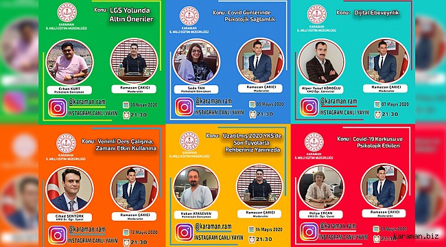 LGS ve YKS’ye Girecek Öğrencilere Karaman RAM’dan Uzman Desteği