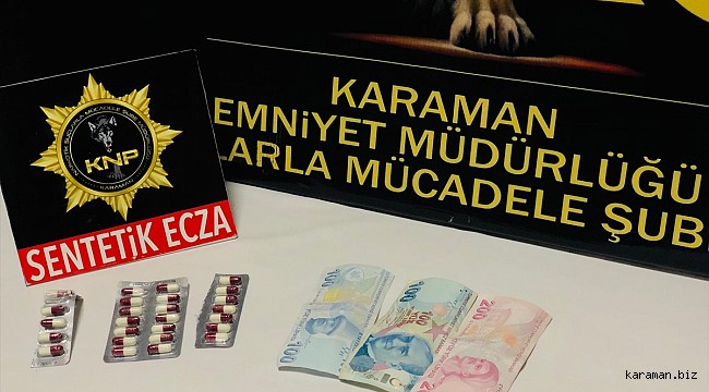 Karaman'da uyuşturucu sattığı iddia edilen 2 kişi tutuklandı