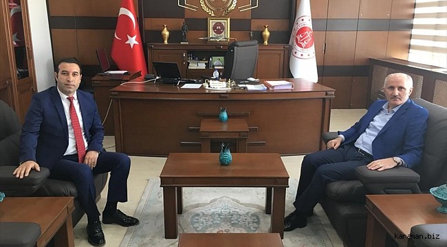 Karaman Vali'si meral veda ziyaretlerini sürdürüyor
