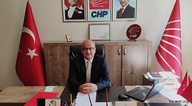 CHP Karaman İl Başkanı Kağnıcı'nın 15 Temmuz Demokrasi ve Milli Birlik Günü mesajı