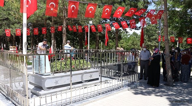 Kahraman şehit Halisdemir'in kabrine ziyaretçi akını