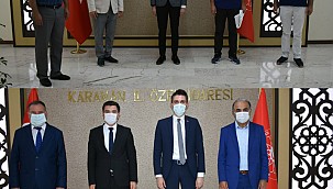 KARAMAN'DA SENDİKALARDAN ÇAKIR'A ZİYARET 