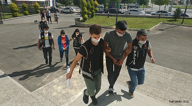 Karaman Emniyetinden bayram önü torbacı operasyonu. 2 kişi tutuklandı