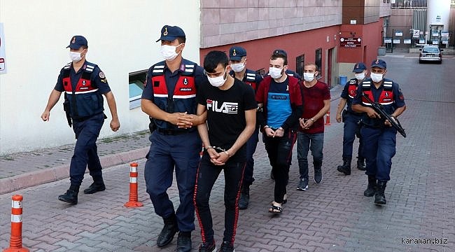 Kayseri'de DEAŞ şüphelisi 3 kardeş adliyede
