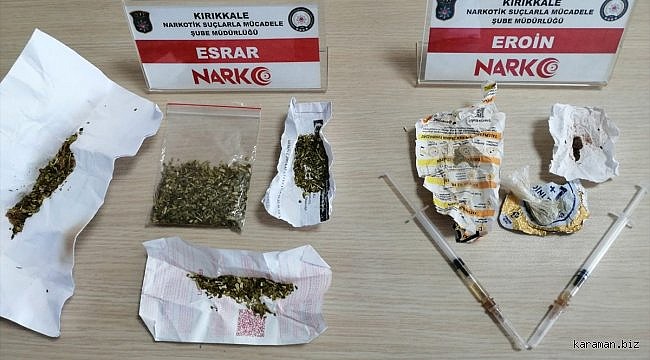 Kırıkkale'de uyuşturucu operasyonunda 4 tutuklama