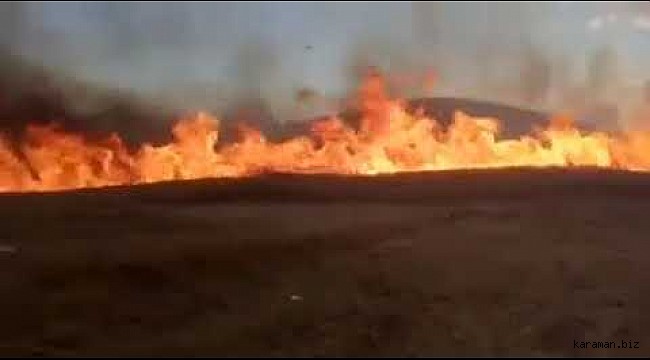 Konya'da ekin tarlasındaki yangını söndürmek isteyen tarla sahibi öldü