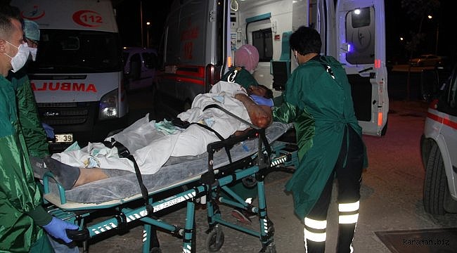 Konya'da boğazı kesilen kişi, kendi kullandığı aracıyla hastaneye gitti