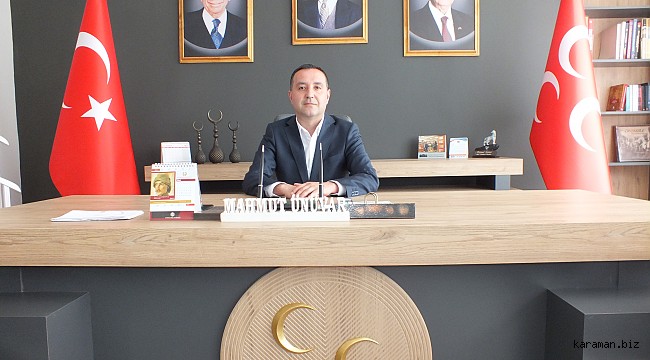 MHP Karaman İl Başkanı Ünüvar: