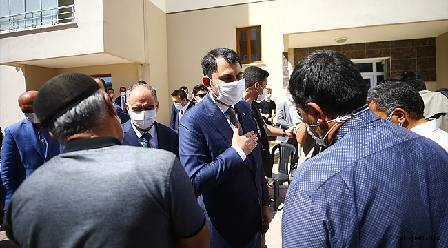 Çevre ve Şehircilik Bakanı Kurum'dan, Çumra Belediye Başkanı Oflaz'ın ailesine taziye ziyaretİ