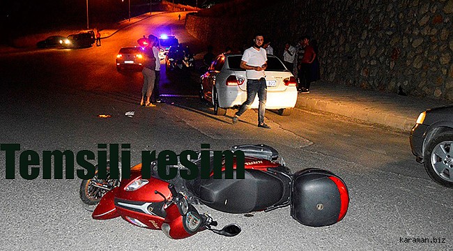 Dualar motosiklet kazasında ağır yaralanan genç için. Hayati tehlikesi devam ediyor
