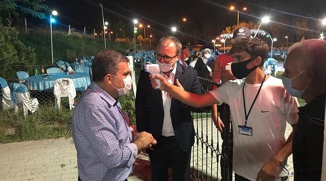 Karaman Valisi Işık düğün salonlarını denetledi
