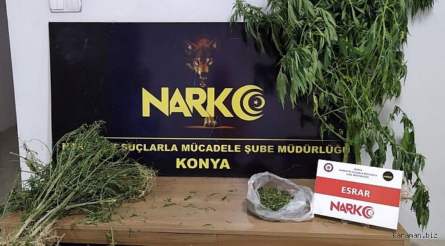 Konya'da uyuşturucu operasyonunda 8 kişi gözaltına alındı