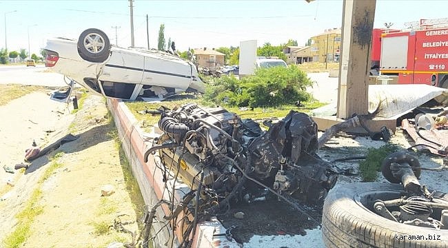 Sivas'ta otomobil devrildi: 3 yaralı