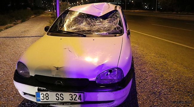 Ehliyetsiz sürücünün çarptığı bisikletli ağır yaralandı