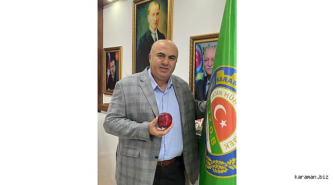 Elmamız artık Karaman’dan ihracat yapılacak.