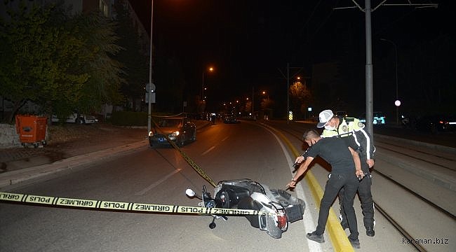 Eskişehir'de otomobil ile motosikletin çarpıştığı kazada polis memuru yaralandı