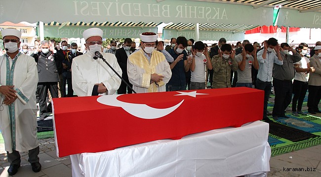 Konya şehidi evlilik yıl dönümünde toprağa verildi. 21 günlük bebek babasız kaldı