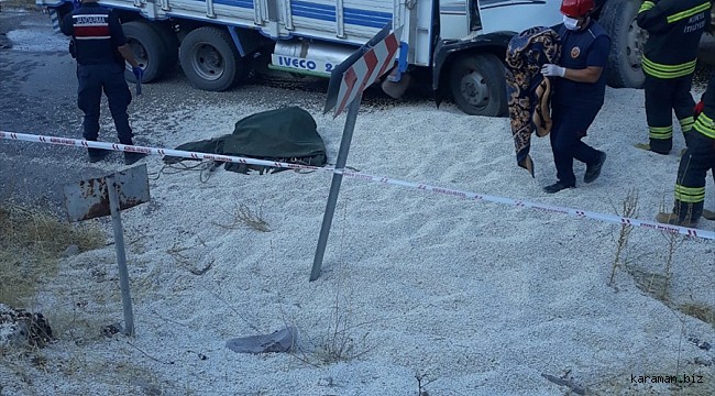 Konya'da trafik kazası: 1 ölü, 1 yaralı