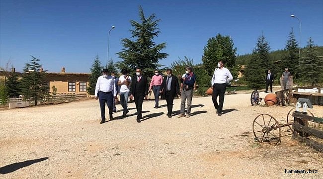 Selçuk Üniversitesi Rektörü Prof. Dr. Aksoy, Hüyük'ü ziyaret etti