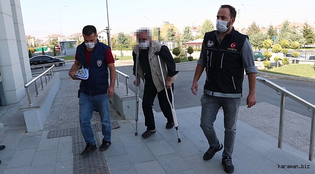 Adliyeye koltuk değnekleriyle getirilmişti, tutuklandı