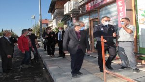 Belediye Başkan Vekili Karadede, Kovid-19 denetimine katıldı
