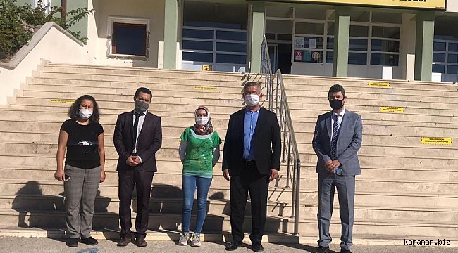 BELEDİYE BAŞKANIMIZ OKUL ZİYARETLERİNE KALDIĞI YERDEN DEVAM EDİYOR.