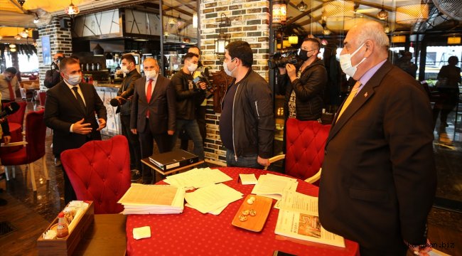 Çankaya'da Kovid-19 tedbirleri denetlendi