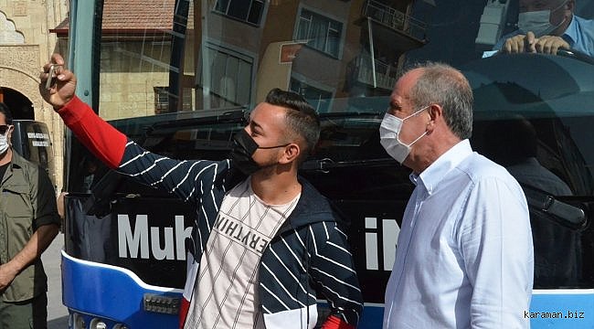 Eski CHP Milletvekili Muharrem İnce, Karaman ve Konya'yı ziyaret etti:
