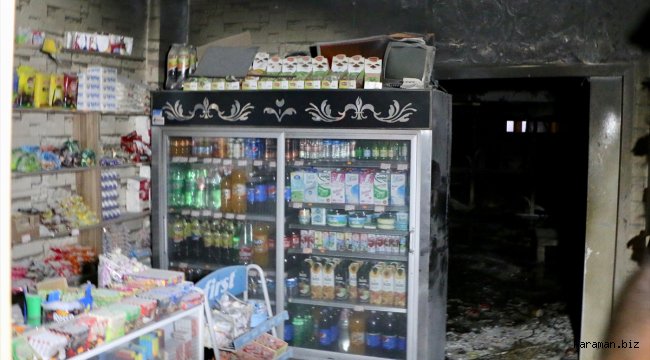 Eskişehir'de markette çıkan yangında 6 kişi dumandan etkilendi