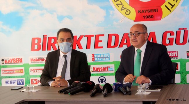 İYİ Parti İl Başkanı Ataman'dan Kayseri Gazeteciler Cemiyeti'ne ziyaret