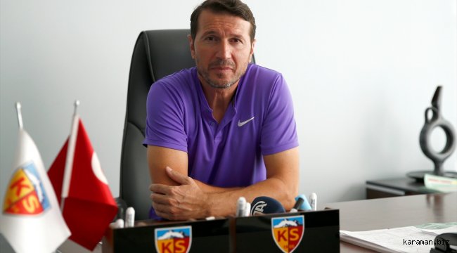 Kayserispor Teknik Direktörü Bayram Bektaş:
