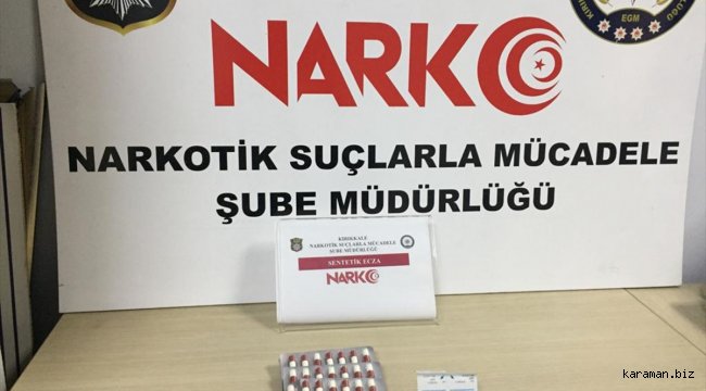 Kırıkkale'de uyuşturucu operasyonunda 1 şüpheli tutuklandı