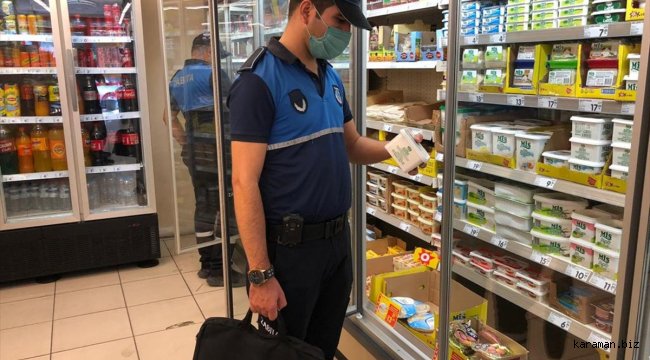 Kırıkkale'de zabıtadan etiket ve raf ömrü denetimi
