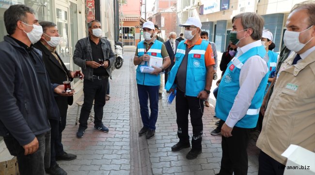 Konya, Aksaray, Afyonkarahisar ve Karaman'da Kovid-19 denetimi yapıldı