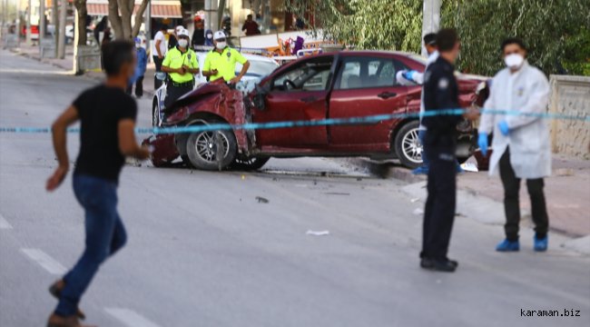 Konya'daki kazada kaldırımda yürüyen baba ve oğlu ölmüş, eşi yaralanmıştı. Sürücü tutuklandı