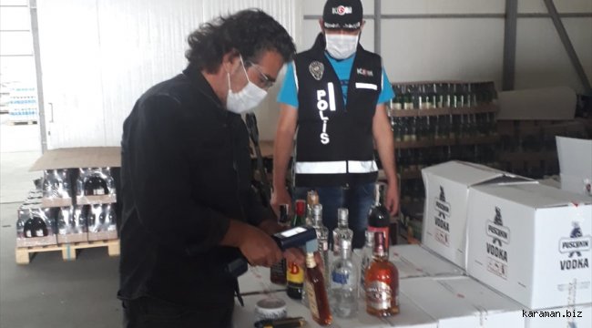 Niğde'de kaçak ve sahte içki denetimi yapıldı