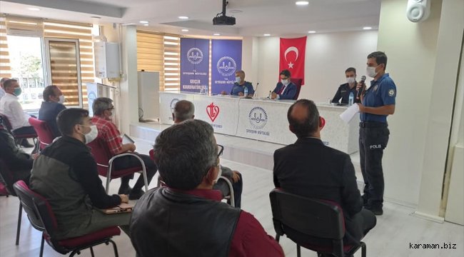 Seydişehir Kaymakamı Erdoğan muhtarlarla bir araya geldi