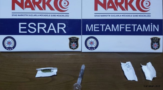 Sivas'ta uyuşturucuyla mücadele