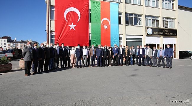 Sivas'tan Azerbaycan'a tam destek